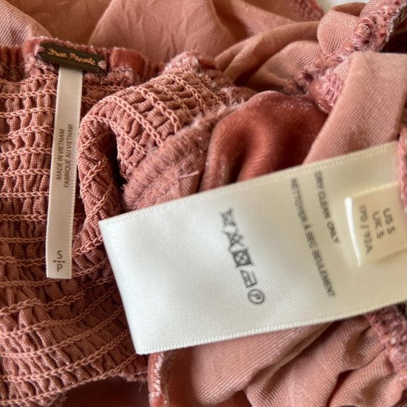 Free People Yours Truly Velvet Top - Picture 5 of 7